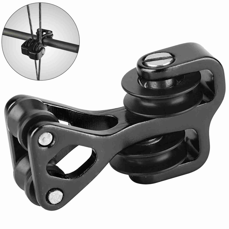 Aluminium Alloy Archery Compound Bow Cable Slide String Splitter Roller