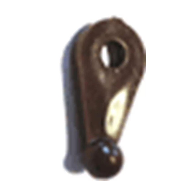 Bag of 100 Plastic Retaining Clip - Brown - 15/16"