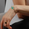 Simulated Turquoise Bracelet for Women - Green Bracelet, Green Bracelets