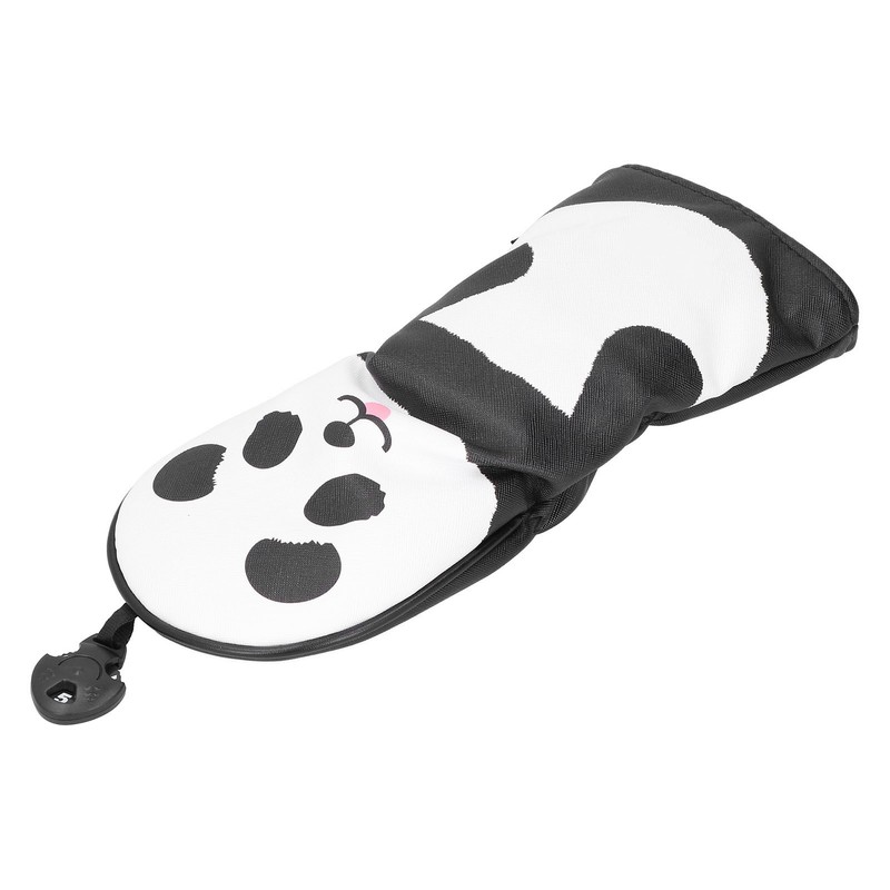 PU Leather Golf Wood Head Covers Waterproof Cartoon Thicken Plush