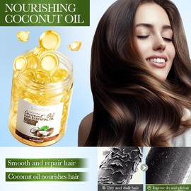 Coconut Oil Hair Essential Oil, Nourishing, Smoothing, Conditioning, Repair Damaged Hair