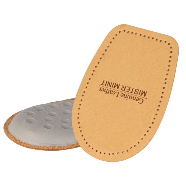 Mr. Minit 504196 Leather Heel Cushion, Beige, Women's, Men's, natural leather