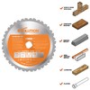 Evolution Power Tools RAGE230BLADE Multi-Material TCT Blade For Saws, Cuts