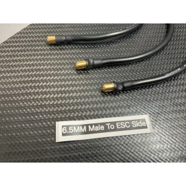 Brushless RC 6.5mm Male 4mm Female Bullet Connector 10AWG RC ESC Motor Extension Wire Adapter