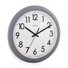 Acctim Abingdon Wall Clock Quartz Easy Read Arabic Numbers Grey