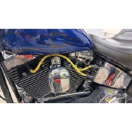 Ton's Performance Yellow 10mm Harley Davidson Big Twin 99-17 FXD Dyna Softail Spark Plug Wires