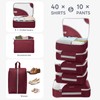 ALL INCLUDED 10 Set Sturdy Packing Cubes for Suitcases,OlarHike Travel