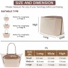 Longchamp 롱샹 르 플리지 L 백용 펠트 지갑 정리함 삽입물
