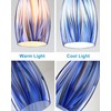 Karyfine Oval Glass Lamp Shade Only Art Glass Lamp Covers