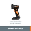 WORX Nitro 20V LED Work Light PowerShare, 160/350 Lumens Portable