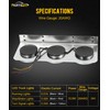 Partsam 2Pcs 54 LED Truck Trailer Tail Lights Bar with