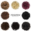 FESHFEN Human Messy Buns - 100% Human Hair Bun Real