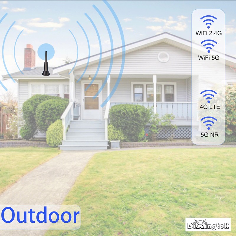 Dixingtek 6dBi dual WiFi 4g LTE 5g mimo antenna, waterproof