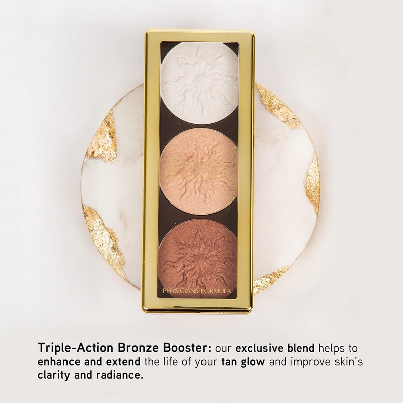 Physicians Formula Bronze Booster Highlight & Contour Palette, Shimmer Glow