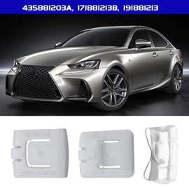 Be In Your Mind Seat Rail Runner Slider Guide Clips Slide Kit 435881203A 171881213B Plastic Seat Buckles Mounting Clips Compatible with MK1 MK2 MK3 Golf 191881213 Pack of 6