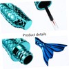 Minkissy 2pcs Mermaid Eyeliner Tubes Empty Liquid Eyeliner Containers Lightweight