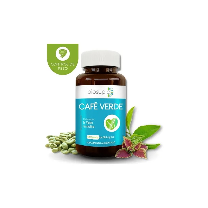 Te Verde Puro + Matcha Biosuple Control Peso 60 Caps
