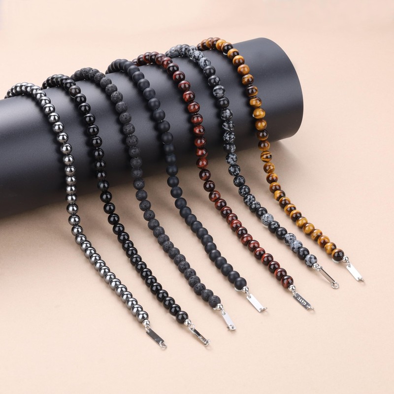 GAVU Men's Crystal Necklaces, Onyx