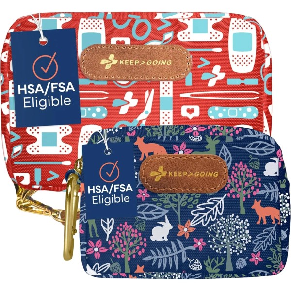 Keep Going Travel First Aid Kit Bundle of 2 Kits,