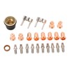 Plasma Cutter Tip Electrode Nozzle Bracket Cover Set, 24 Piece