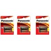 Panasonic 3 2CR5 6-Volt Photo Lithium Cylinder Batteries 2CR5M