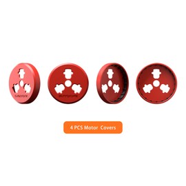 Houjunor Air 3S Engine Protection Cover, Dust and Waterproof Aluminum Alloy Protective Cover for Drone Engines, Drone Accessories for DJI Air 3S (Red)