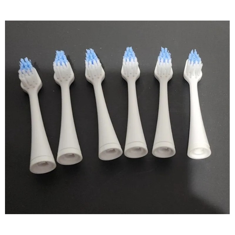 smileactives 6 pack Smileactives Vibrite Sonic Electric Toothbrush Replacement brush