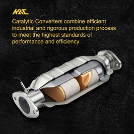 KAC Catalytic Converter, 40407 Catalytic Converter Fit for Corolla Matrix 1.8L/Pontiac Vibe 2003-2008,High Flow Stainless Steel Catalytic Converter(EPA Compliant)