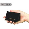 MAKKAI Unisex Soft Leather Travel Card Bus Pass Holder Credit