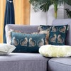 vctops Leopard Printed Throw Pillow Cover with Tassels Super Soft
