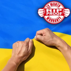 Anley Rip-Proof Double Sided 3-Ply Ukraine Flag 3x5 Ft Ukrainian National Flag