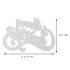 EXCEART 2pcs Merry Christmas Cutting Dies Metal Embossing Stencils Die