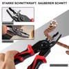Pindex 5-in-1 Multifunctional Pliers Set in Case for Workshop, Interchangeable