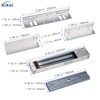 XIXEI Electric Magnetic Lock for Door 12VDC Holding Force 600lbs