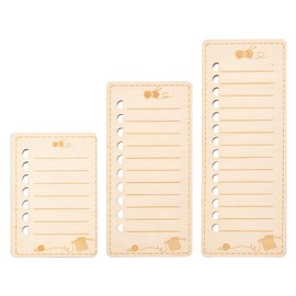 BENECREAT 3 Pcs Embroidery Floss Bobbin, Sewing Thread Organizer, Rectangle Wooden Yarn Thread Winding Plate for Cross Stitch Embroidery Thread Storage Organisation, Sewing Accessories