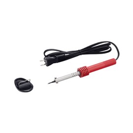 HAKKO RED 501ST Soldering Iron for Printed Circuit Boards/Precision Parts, 30 W, Tapered Type Soldering Tip with Simple Soldering Stand