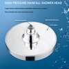 Katezon Shower Head High Pressure Rain, Luxury Showerhead with Chrome