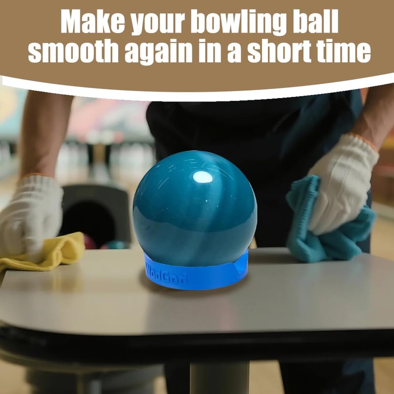 WodGod 2PCS Bowling Ball Spinner with 4 Cleaning Cloths-High Performance