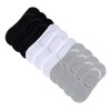 Generic Calcetines Invisibles Blanco Negro Gris Tin 10 Pares Algodón