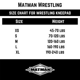 Matman USA The Air Knee Pad Adult Wrestling Mat Sports (Large)