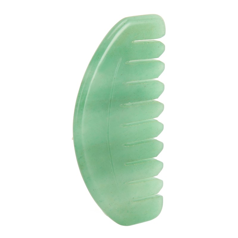 Massage Comb Scalp Care Relax Handheld Portable Jadestone Gua Sha