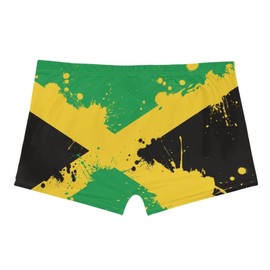 YEXIATODO Jamaica Flag Butt Lifting Shorts for Women Silky Cheeky Shorts Pole Dancing Shorts Tummy Control for Teenager Girls Soft Athletic Shorts for Fitness Daily Casual Wear Floral Size M