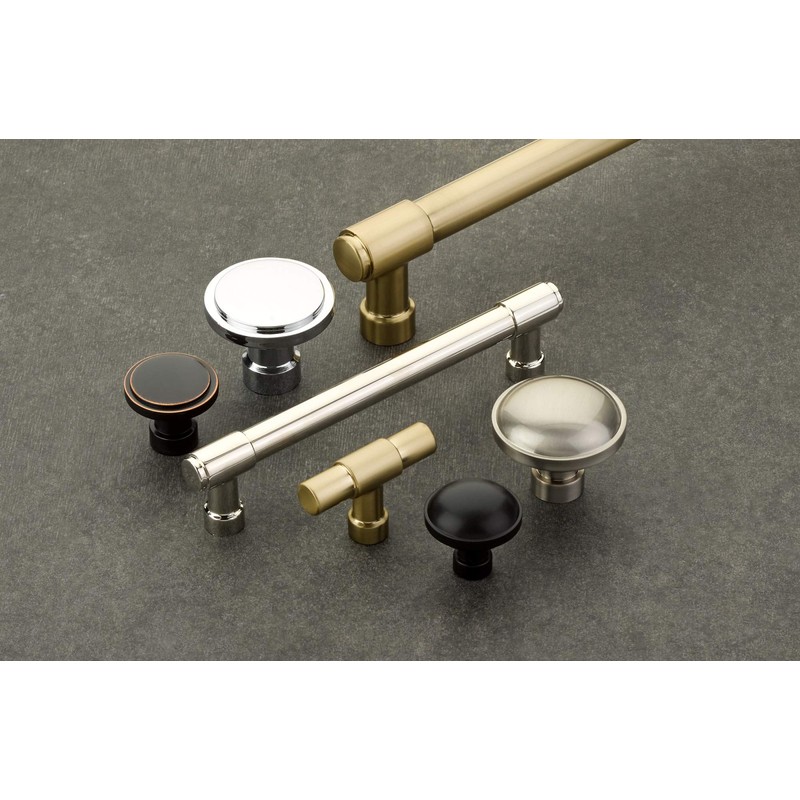 Emtek Jasper Finger Pull, 2" Overall, Polished Nickel