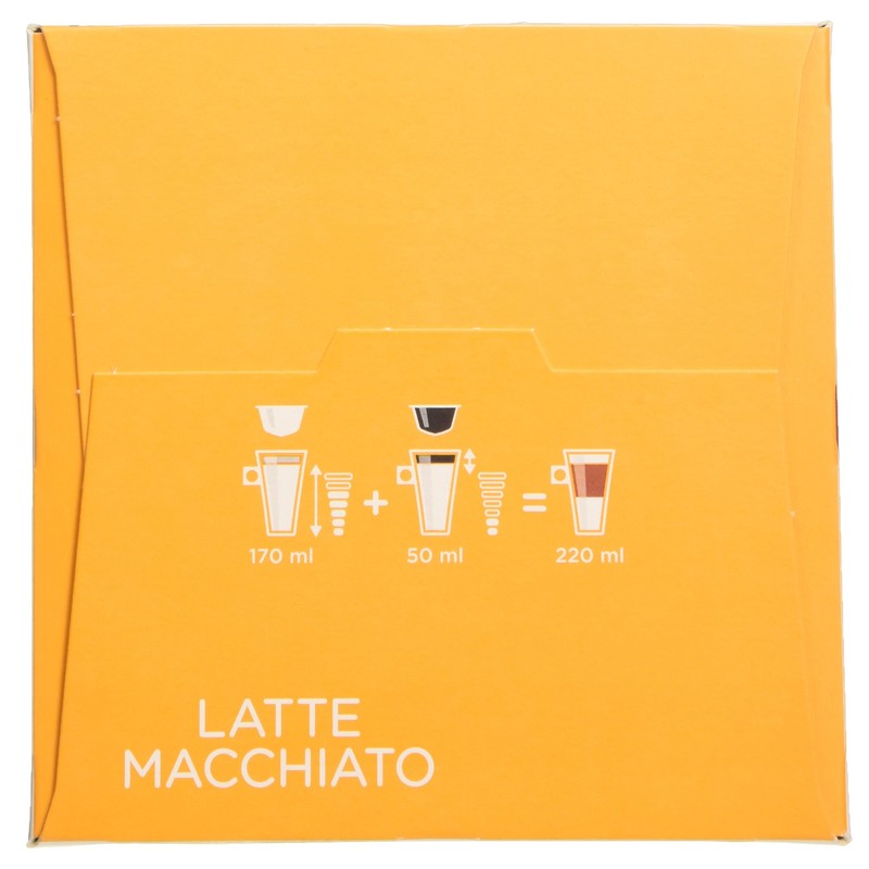 Nescafé Dolve Dusto Latte Macchiato Coffee, 16 Capsules (8 Servings)