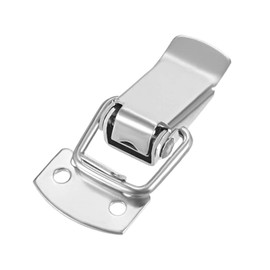sourcing map Spring Loaded Toggle Latches, 49mm Length Stainless Steel 201 Hasps Clamps for Case Box Trunk Catches, Pack of 2