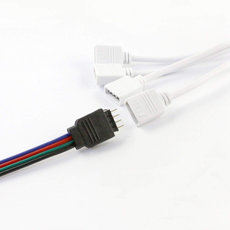 RGBZONE 4 Pins Splitter Cable Y-Splitter (Four Way) for 5050