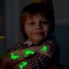 Leesgel Tattoo Children's Dino Birthday Decoration, Pack of 165 Luminous