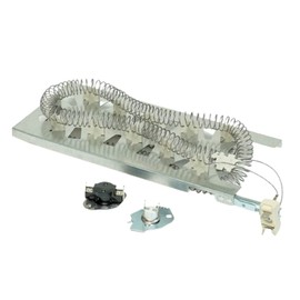 Dryer Heating Element Replace For Kenmore 11082826103 11062952100 11066944501 11066912690 11064992300 110.68002011 110.82826103 110.62952100 110.66944501 110.66912690 110.64992300 With Thermostat