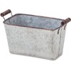 Posh Living 63454 Pot Cover Iron Planter Square