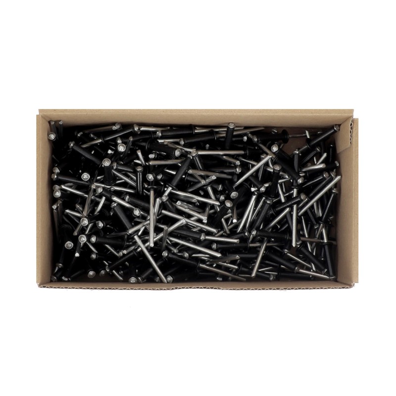 Restagraf 250 x Black Number Plate Rivets 4mm to 11mm